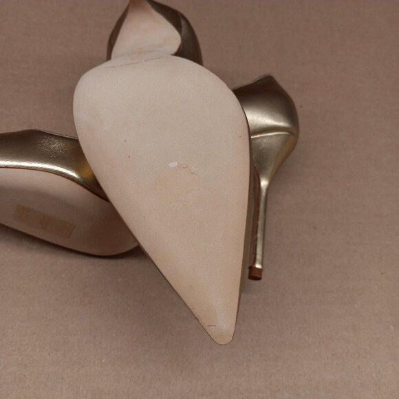 Manolo Blahnik Womens BB 105mm Point Toe High Nappa Leather Heels - Picture 12 of 15